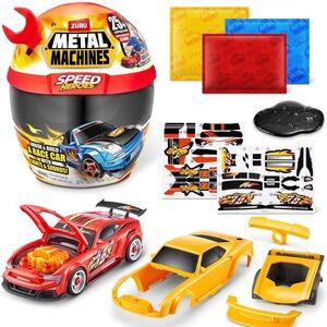 Metal Machines Speed Heroes (Red)Build your own Car, Two Bodies, Lights & Sounds